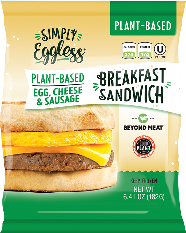 Plant-based Egg, Sausage & Cheese Sandwich Package